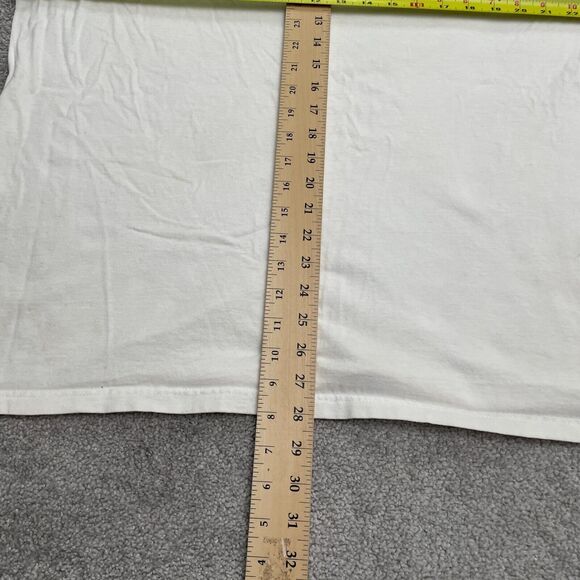 Columbia PFG Graphic T-Shirt Mens XL White Crew Neck Short Sleeve Cotton Tee Top - Picture 7 of 13